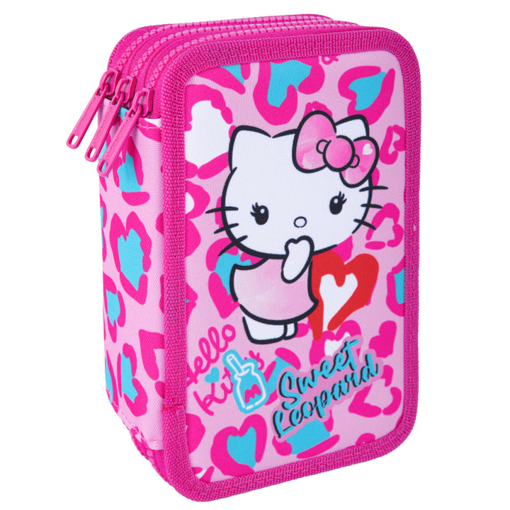 Училищен комплект „Hello Kitty Coolpack“, раница „Jerry“ с 3 отделения (15"), пенал „Jumper 3“ с принадлежности и спортна чанта за обувки
