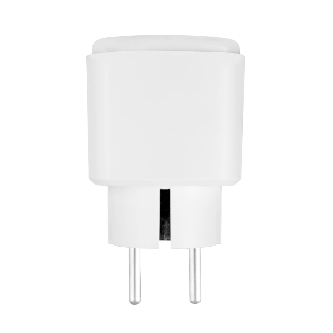 Дистанционно управляема WiFi контактна кутия GreenBlue, Android/iOS/Alexa/Google Home, таймер, ватомер, макс. 16 A/3840 W, GB735 W, 2 броя