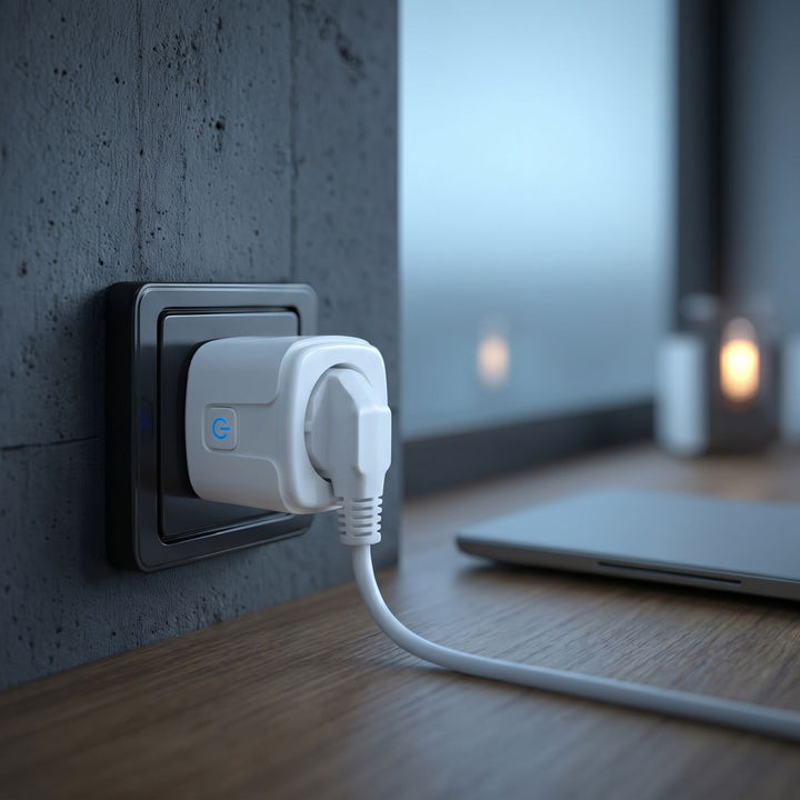 Дистанционно управляема WiFi контактна кутия GreenBlue, Android/iOS/Alexa/Google Home, таймер, ватомер, макс. 16 A/3840 W, GB735 W, 2 броя