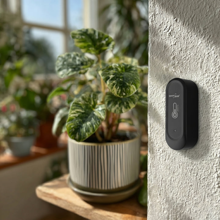 Външен WiFi сензор за температура и влажност GreenBlue, Android/iOS, 3,0 V DC, LR03x2, IP65, GB741, 2 броя