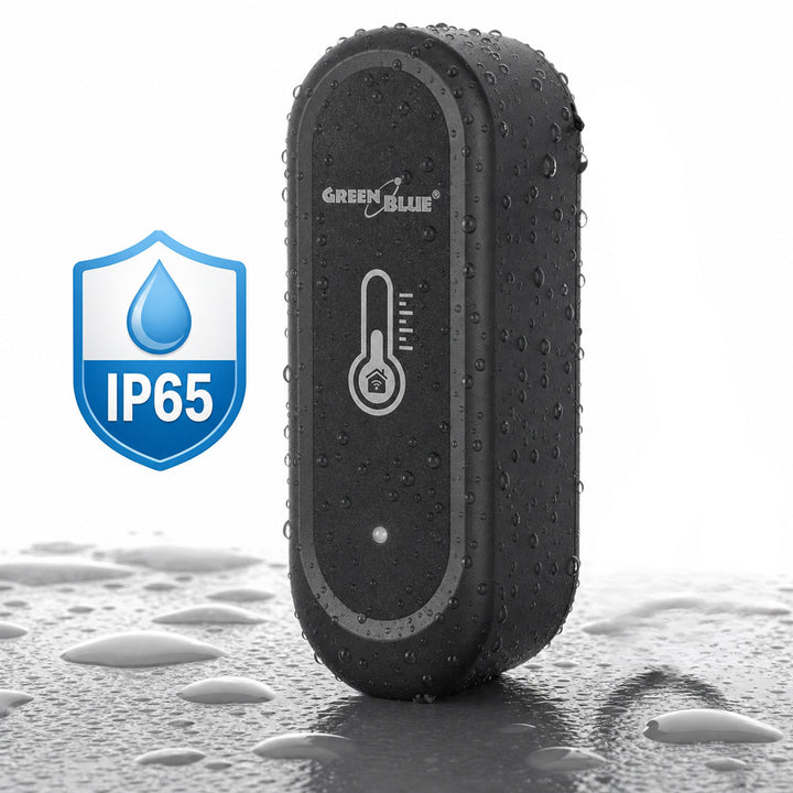 Външен WiFi сензор за температура и влажност GreenBlue, Android/iOS, 3,0 V DC, LR03x2, IP65, GB741, 2 броя