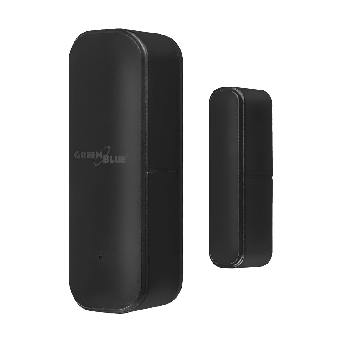 Безжичен релеен датчик / датчик за отваряне с WiFi GreenBlue, Android/iOS, за врати / прозорци, 3,0 V DC, LR03x2, GB479 B, 2 комплекта