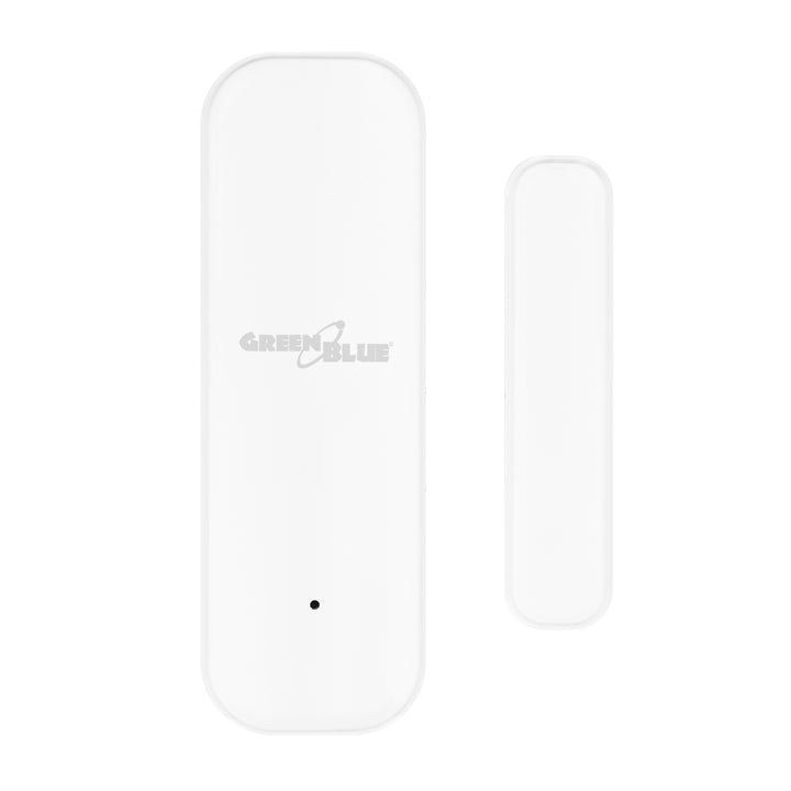 Безжичен релеен датчик / датчик за отваряне WiFi GreenBlue, Android/iOS, за врати / прозорци, 3,0 V DC, LR03x2, GB479 W, 2 комплекта