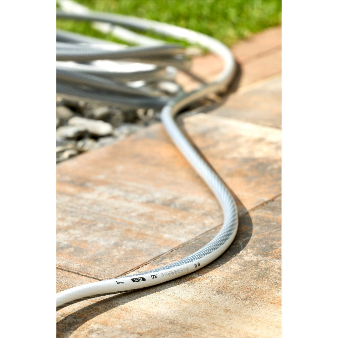 Количка за градински маркуч + градински маркуч Vartco Silver 1/2" 20 м Agaplast
