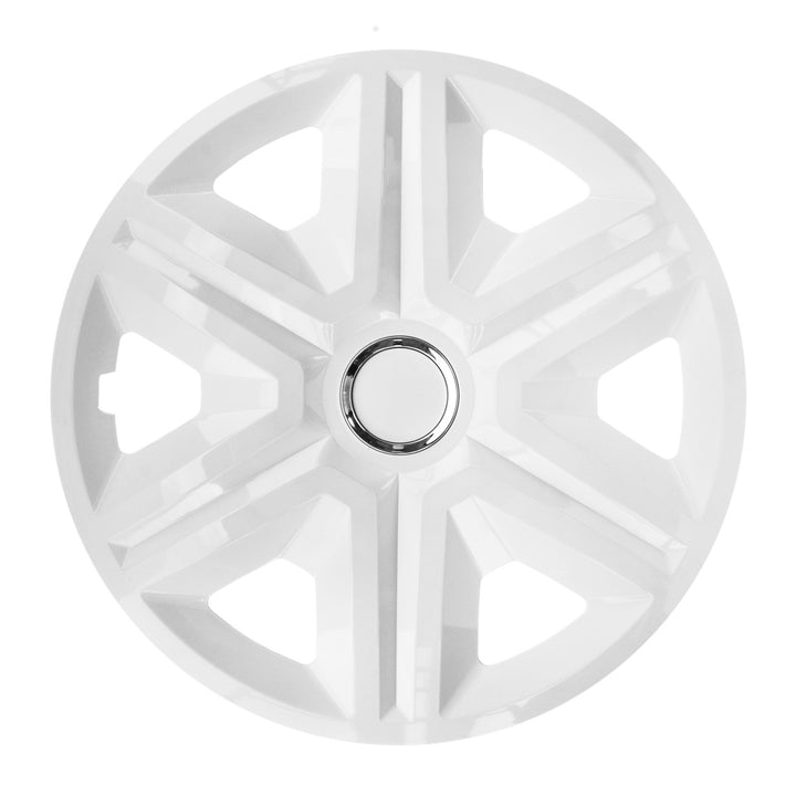 Универсална автомобилна капачка 14'' NRM Fast, бяла, 1 брой