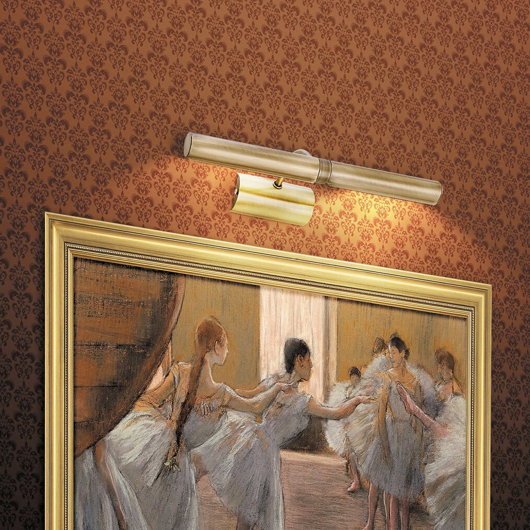 Стенна лампа Rabalux, за осветяване на картини и снимки, 2xE14, кафява, Picture Light, 2 броя