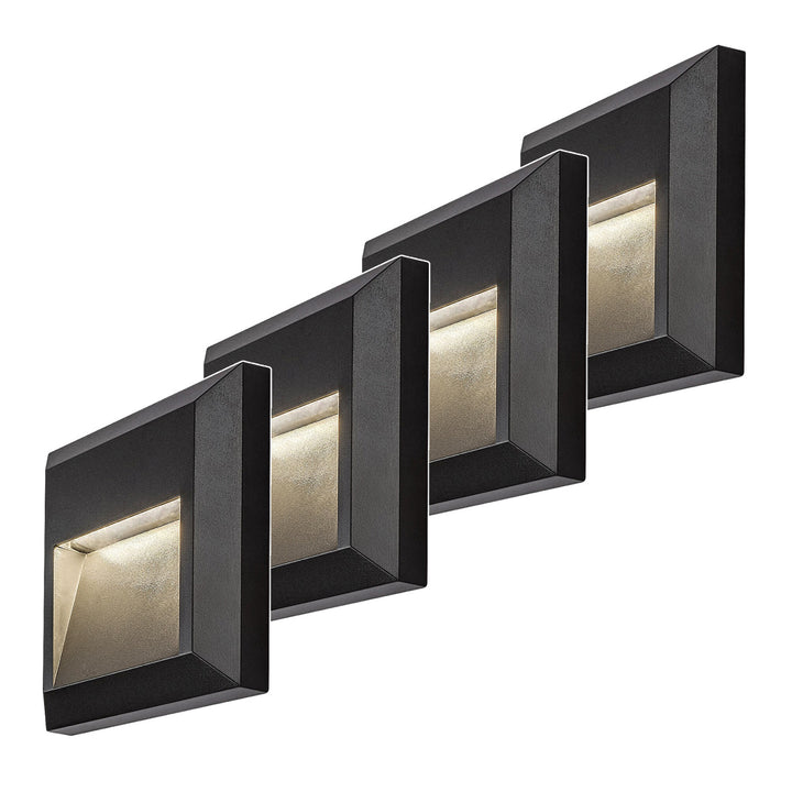 Лампа Rabalux, стенна, за външно осветление, LED 4 W, антрацит, Trento, 4 броя