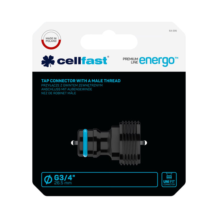 Съединение с външна резба Cellfast ENERGO G3/4''