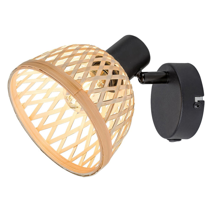 Стенна лампа Rabalux Rattan, цокъл E14, макс. 15 W, 3133