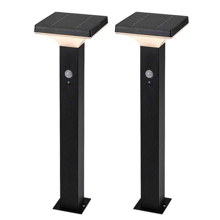 Лампа Rabalux, външна, слънчева, стояща, LED 4 W, IP44, черна, Geleen, 2 броя