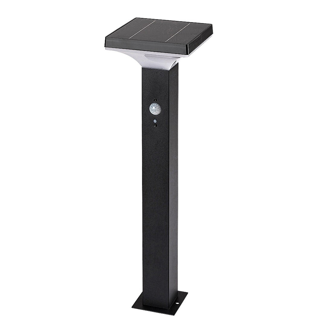 Лампа Rabalux, външна, слънчева, стояща, LED 4 W, IP44, черна, Geleen, 4 броя