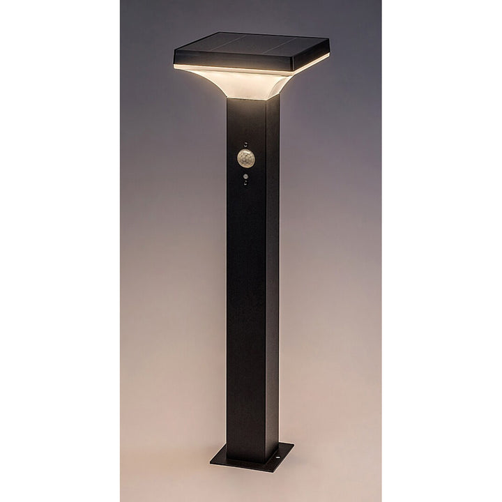 Лампа Rabalux, външна, слънчева, стояща, LED 4 W, IP44, черна, Geleen, 4 броя