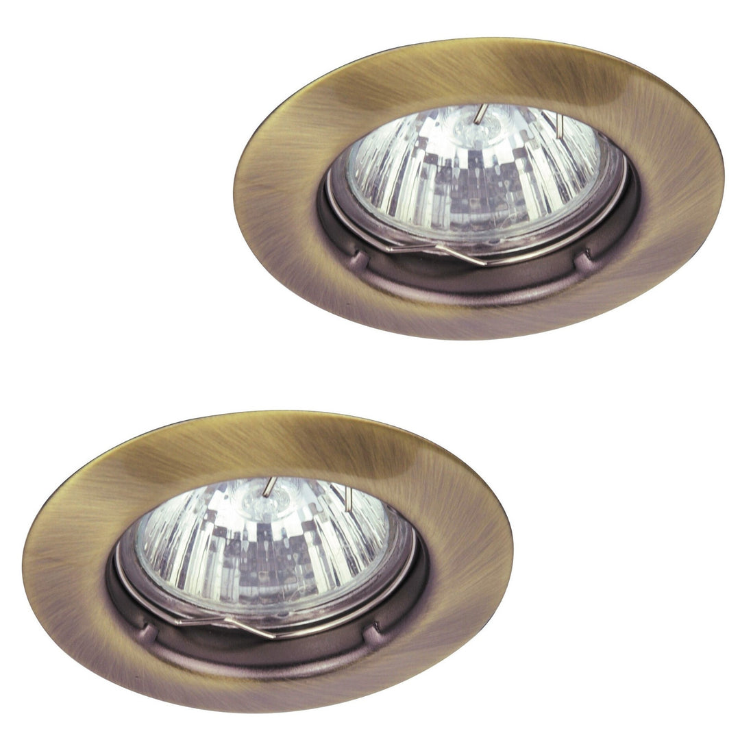 Вграден осветителен уред Rabalux, IP20, кафяв, GU5.3, 12 V, Spot Relight, 2 броя