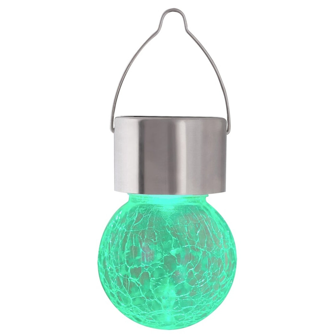Слънчева лампа Rabalux Yola, 1 lm, IP44, цвят сатенен хром, LED 0,06 W, 7850