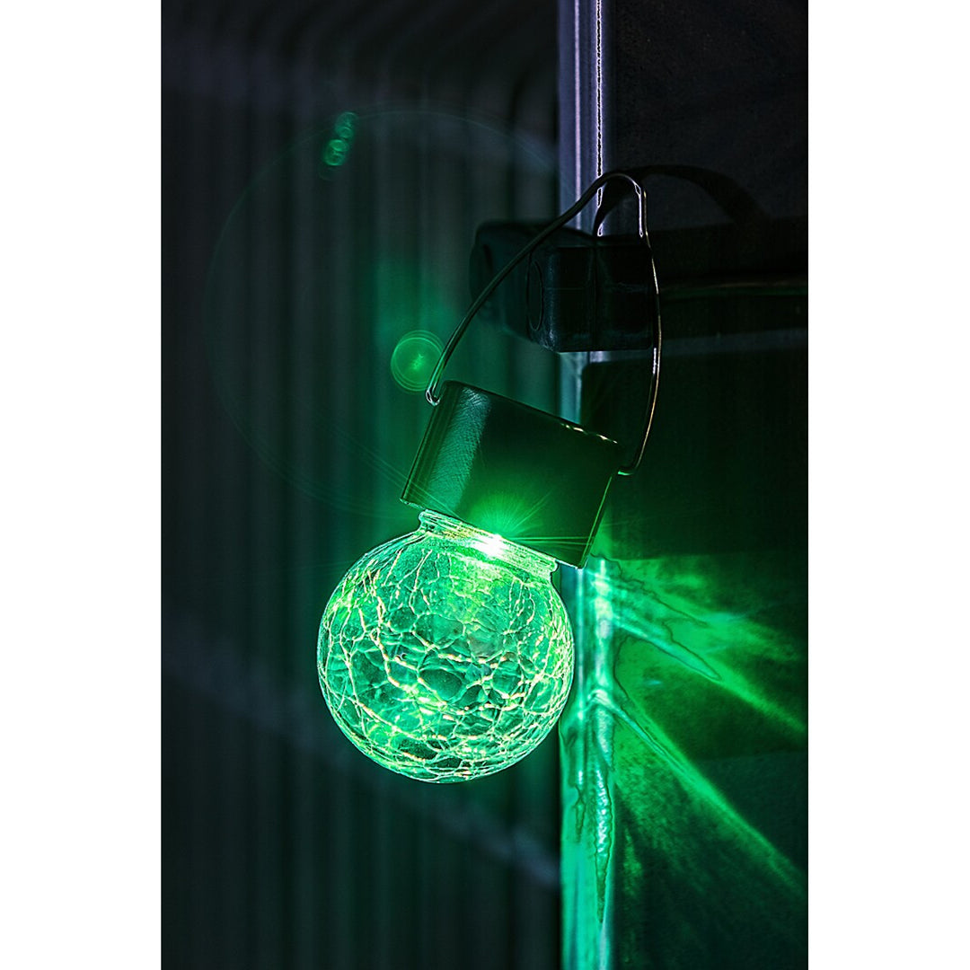 Слънчева лампа Rabalux Yola, 1 lm, IP44, цвят сатенен хром, LED 0,06 W, 7850