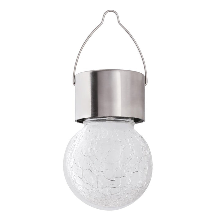 Слънчева лампа Rabalux Yola, 1 lm, IP44, цвят сатенен хром, LED 0,06 W, 7850