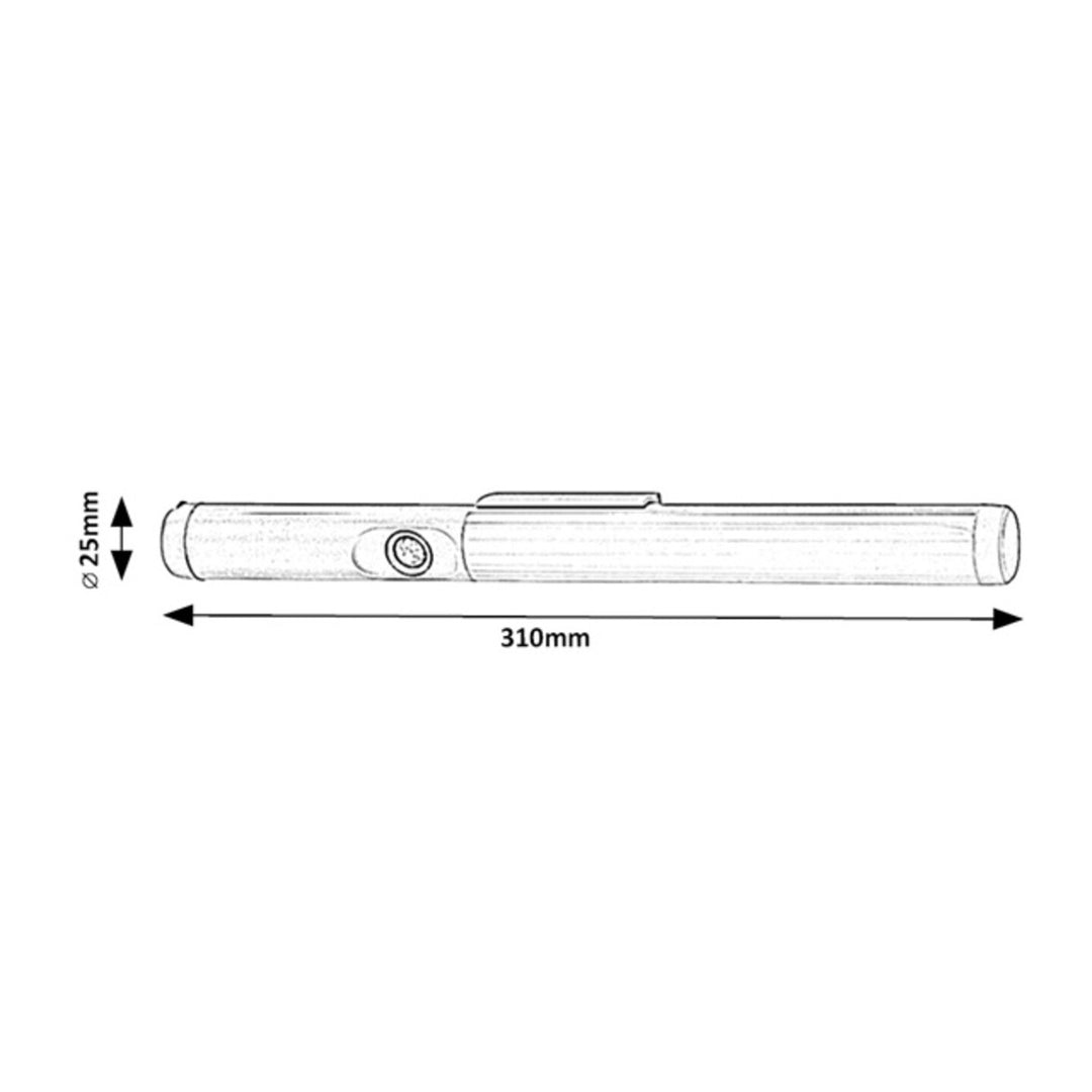 Лампа за монтаж под шкаф Rekar, 180 LM, IP20, сребрист цвят, LED 3 W, 78031