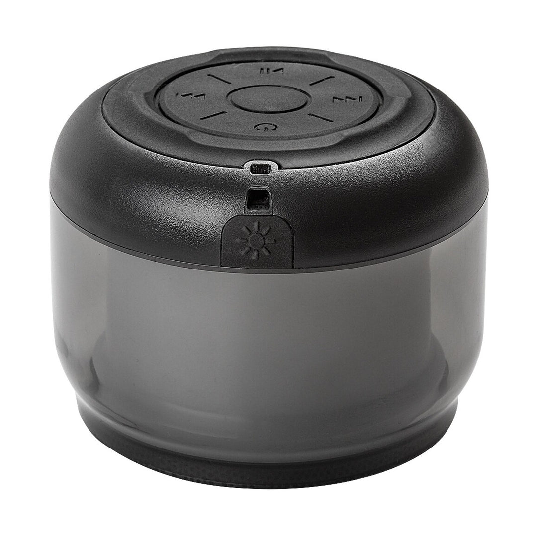 Настолна лампа Rabalux Radelia, Bluetooth високоговорител, RGB, черна, IP20, акумулатор, 76110