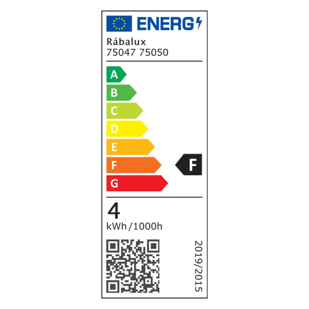 Банялна лампа Rabalux Oliro LED 4 W, хромирана, IP44, 4000 K, 75047