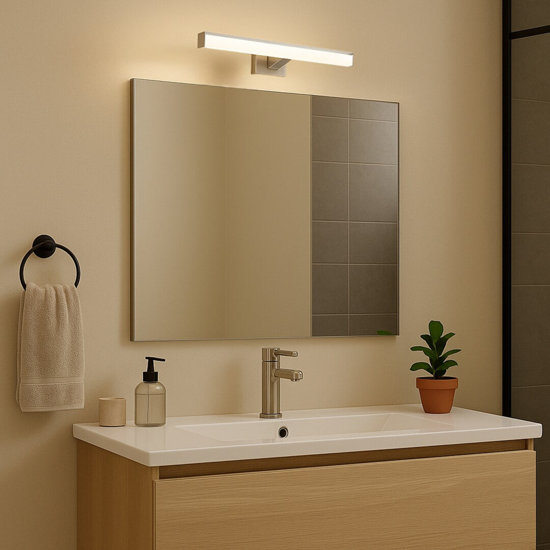 Банялна лампа Rabalux Oliro LED 6 W, хромирана, IP44, 4000 K, 75048
