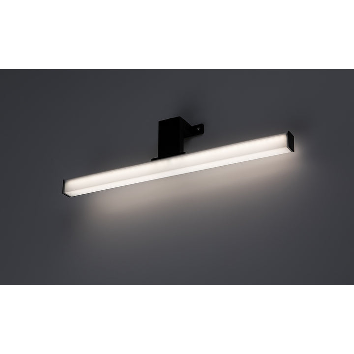 Баня лампа Rabalux Oliro LED 6 W, черна, IP44, 4000 K, 75051