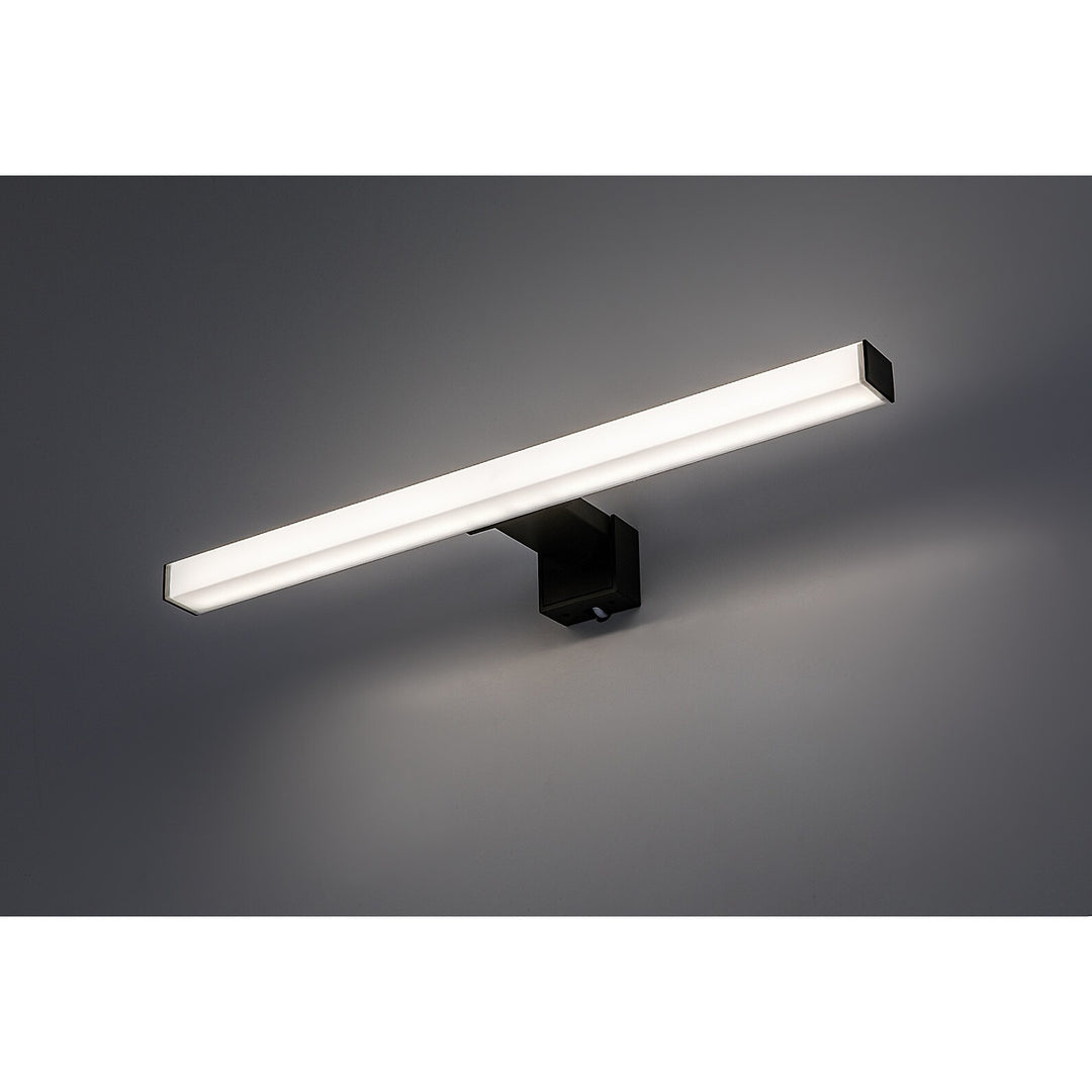 Баня лампа Rabalux Oliro LED 6 W, черна, IP44, 4000 K, 75051