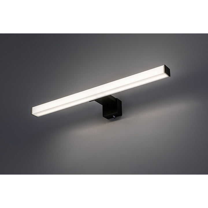 Баня лампа Rabalux Oliro LED 6 W, черна, IP44, 4000 K, 75051