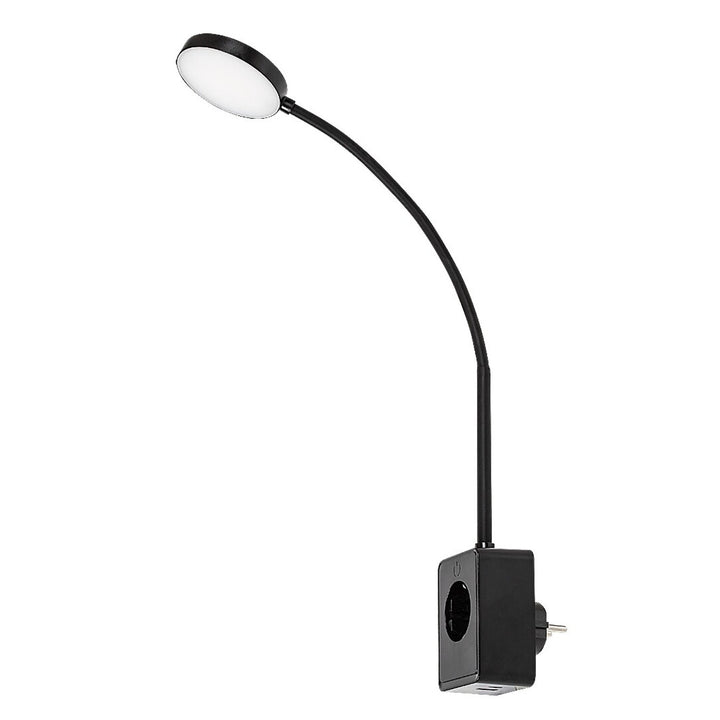Стенна лампа Rabalux Tivro, LED 4 W, черна, IP20, 3 варианта на цветовата температура: 3000, 4000, 6000, 71284