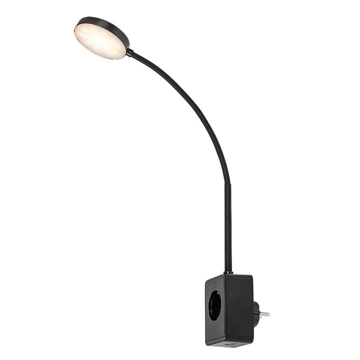 Стенна лампа Rabalux Tivro, LED 4 W, черна, IP20, 3 варианта на цветовата температура: 3000, 4000, 6000, 71284