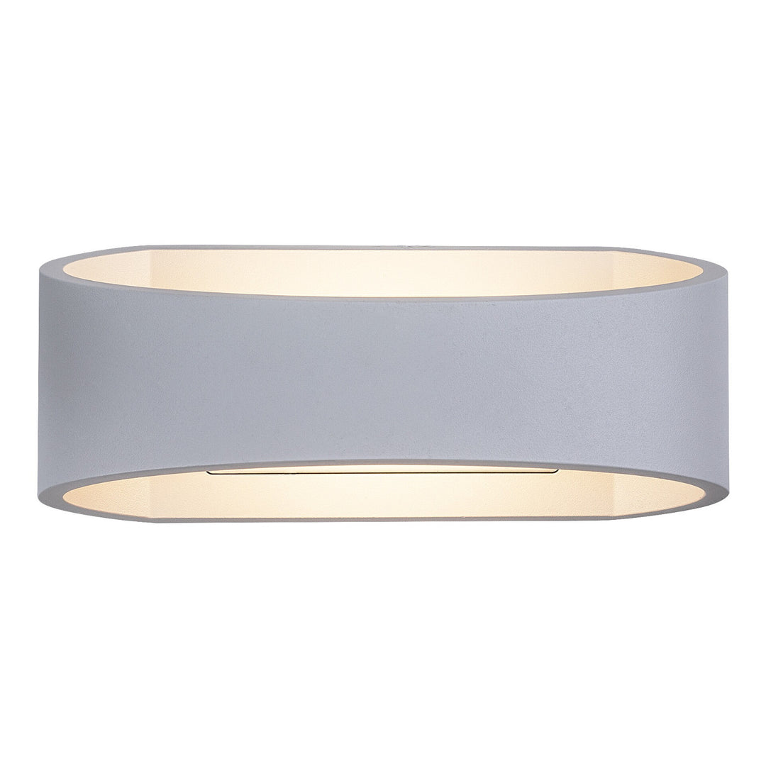 Външна стенна лампа Rabalux Gerla, бяла, LED 9 W, IP54, 3000 K, 77178