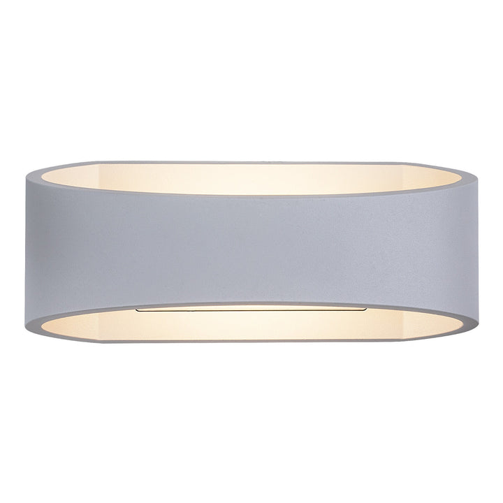 Външна стенна лампа Rabalux Gerla, бяла, LED 9 W, IP54, 3000 K, 77178