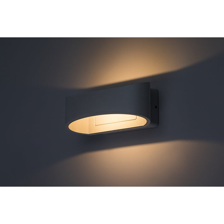 Външна стенна лампа Rabalux Gerla, бяла, LED 9 W, IP54, 3000 K, 77178