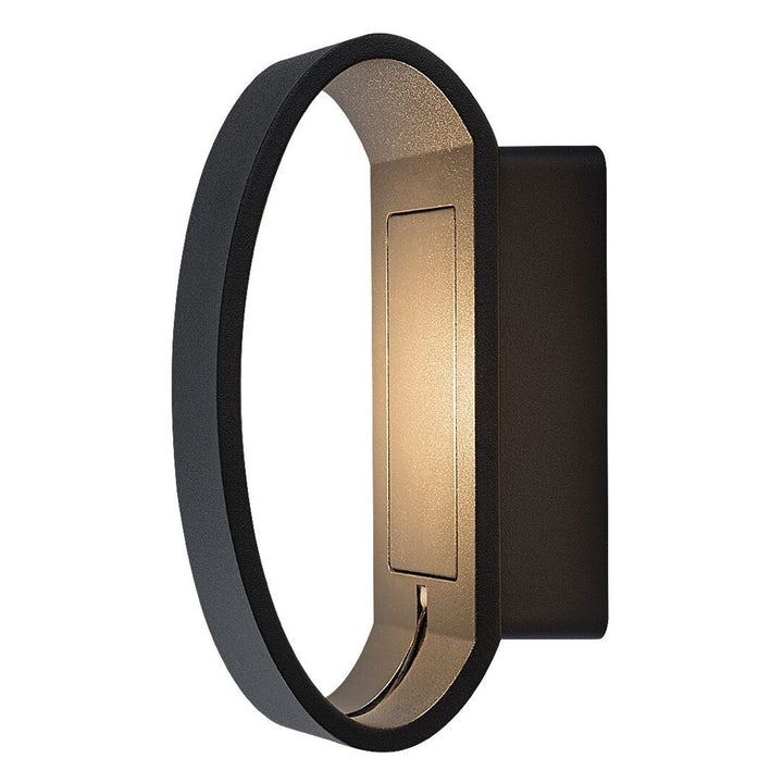 Външна стенна лампа Rabalux Gerla, антрацит, LED 9 W, IP54, 3000 K, 77179