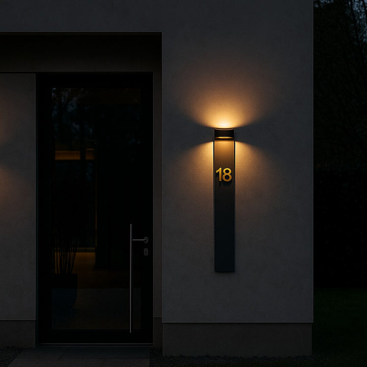 Външна стенна лампа Rabalux Gerla, антрацит, LED 9 W, IP54, 3000 K, 77179