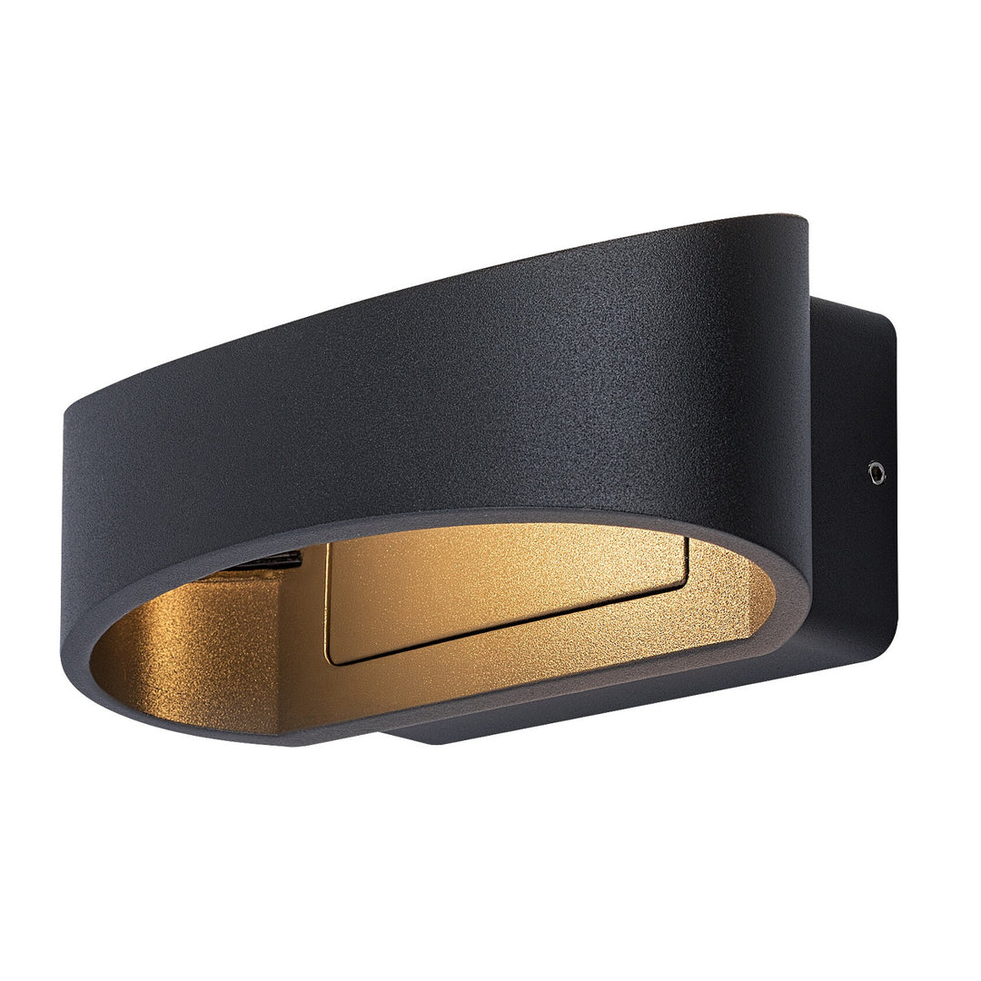 Външна стенна лампа Rabalux Gerla, антрацит, LED 9 W, IP54, 3000 K, 77179