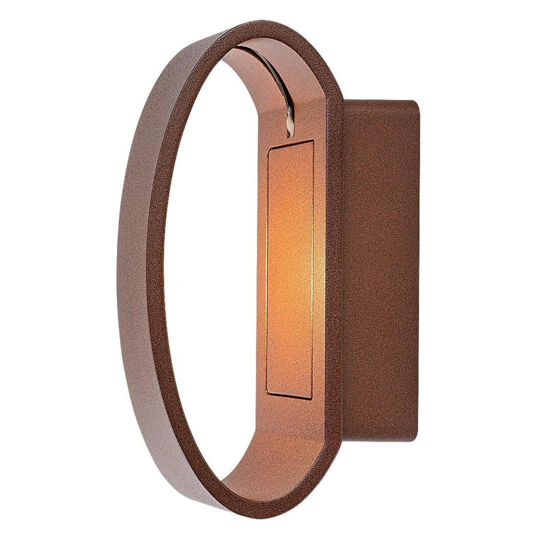 Външна стенна лампа Rabalux Gerla, кафява, LED 9 W, IP54, 3000 K, 77180