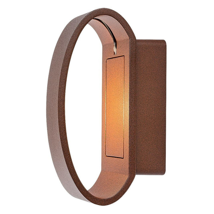 Външна стенна лампа Rabalux Gerla, кафява, LED 9 W, IP54, 3000 K, 77180