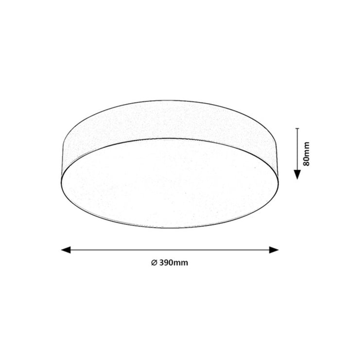Лампа Rabalix Dolen, сиво-бежова, 3x E27, макс. 9 W, IP43, 75068