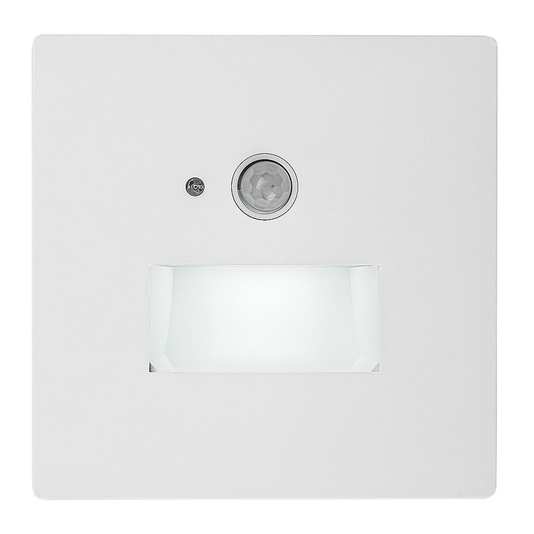 Лампа Lunca LED 1 W IP20, бяла, 3000, 4500, 6500 K, датчик за движение, датчик за осветеност, 77198
