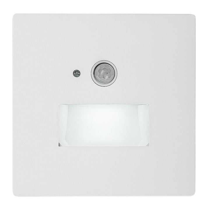 Лампа Lunca LED 1 W IP20, бяла, 3000, 4500, 6500 K, датчик за движение, датчик за осветеност, 77198