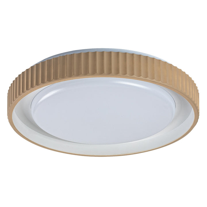 Лампа Pastello LED 48 W IP20, сиво-бежова, 3000–6500 K, функция за запаметяване с дистанционно управление, функция за таймер, ефект на нощна лампа, 71345