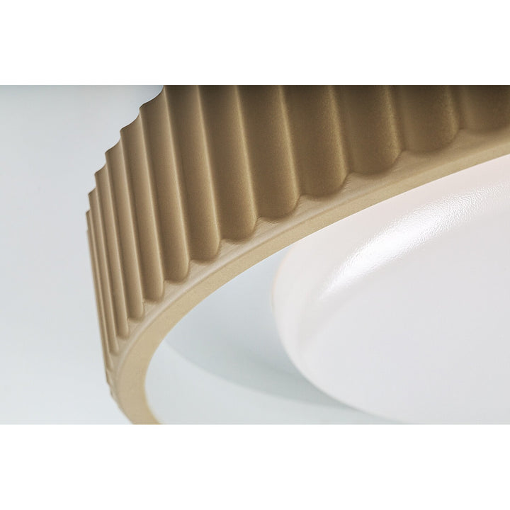 Лампа Pastello LED 48 W IP20, сиво-бежова, 3000–6500 K, функция за запаметяване с дистанционно управление, функция за таймер, ефект на нощна лампа, 71345