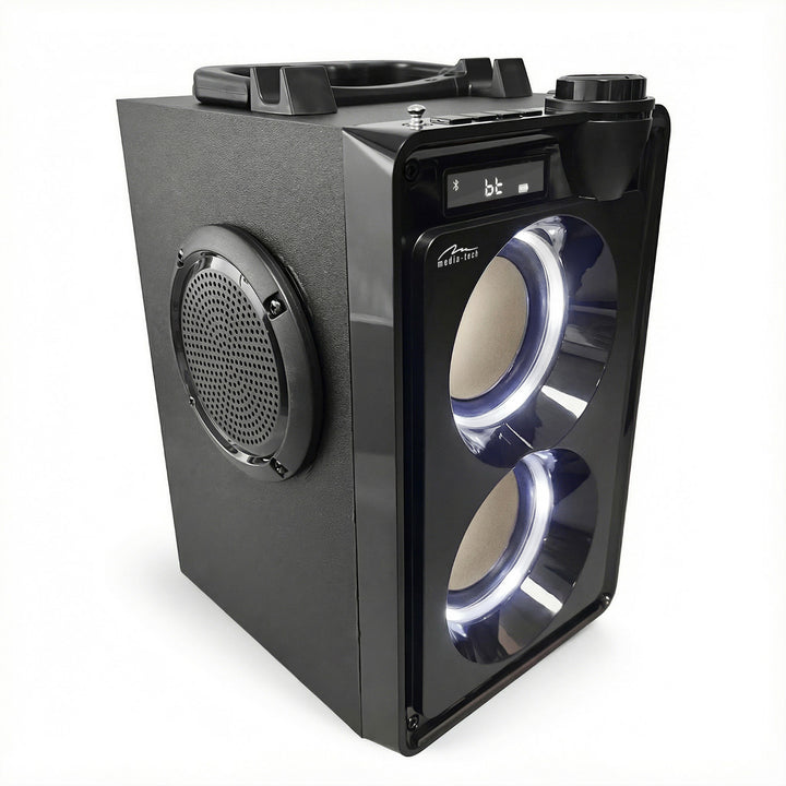 Преносим Bluetooth високоговорител OVERBOX MT3186, FM радио, поддръжка на SD карти, USB, RMS мощност 30 W, Mediatech