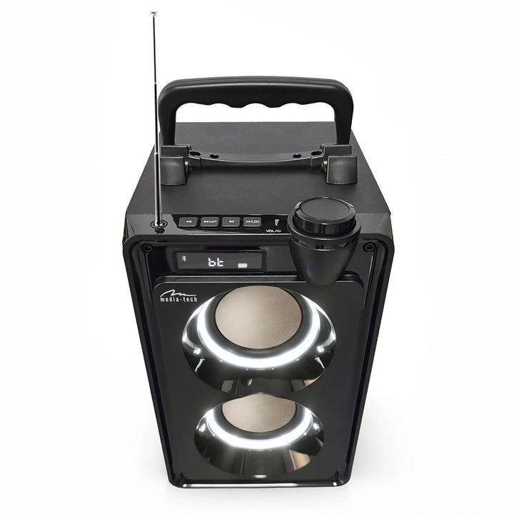 Преносим Bluetooth високоговорител OVERBOX MT3186, FM радио, поддръжка на SD карти, USB, RMS мощност 30 W, Mediatech