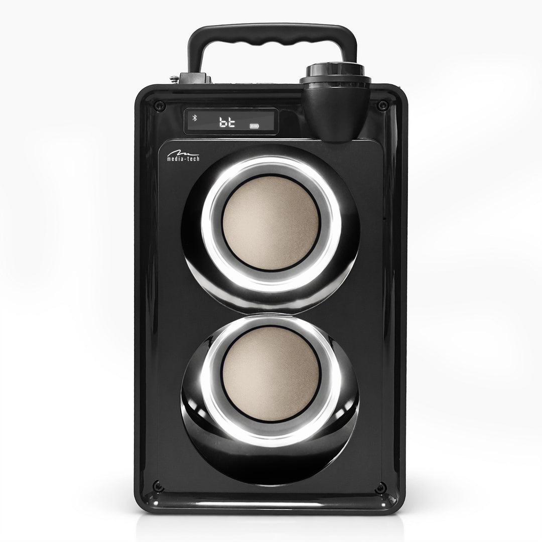 Преносим Bluetooth високоговорител OVERBOX MT3186, FM радио, поддръжка на SD карти, USB, RMS мощност 30 W, Mediatech