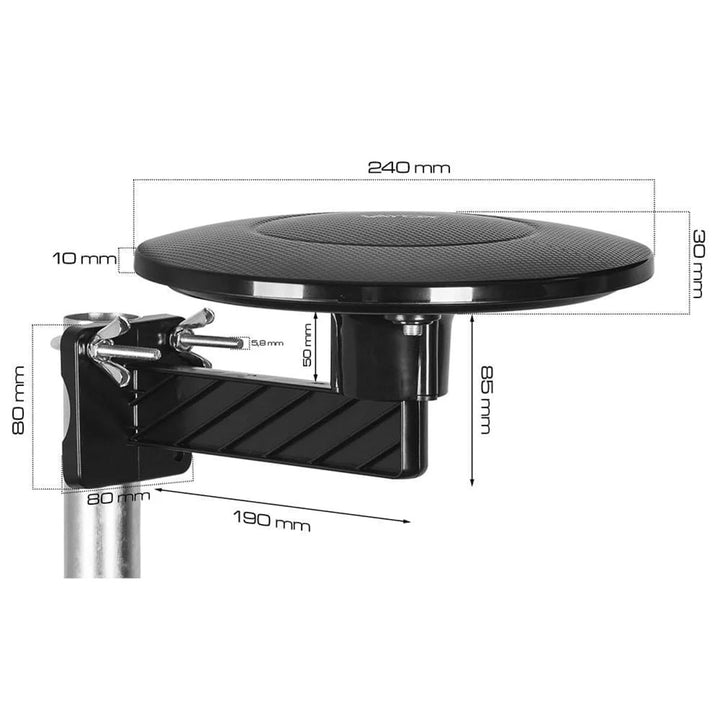DVBT-2 антена за наземна телевизия, всенасочена, MUX8, 4K, 5G LTE филтър, Digital360, Vayox