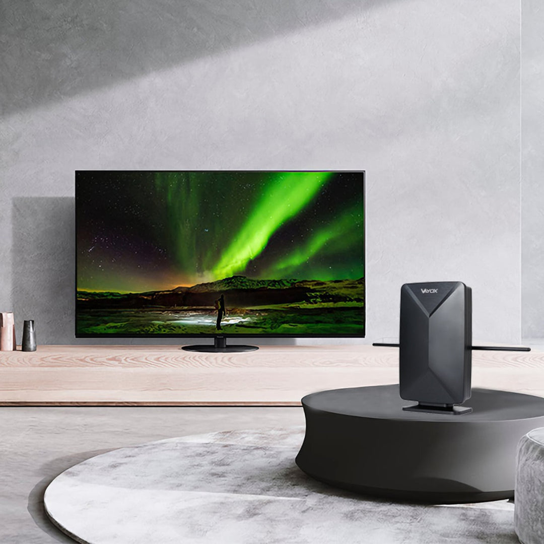 Активна антена, стайна, вътрешна, външна, DVB-T2, наземна телевизия 4K, Vayox