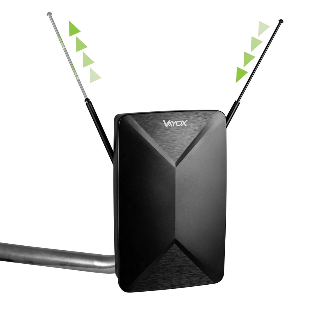Активна антена, стайна, вътрешна, външна, DVB-T2, наземна телевизия 4K, Vayox