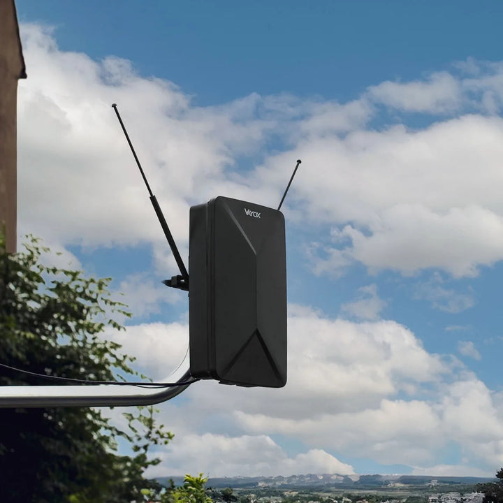 Активна антена, стайна, вътрешна, външна, DVB-T2, наземна телевизия 4K, Vayox