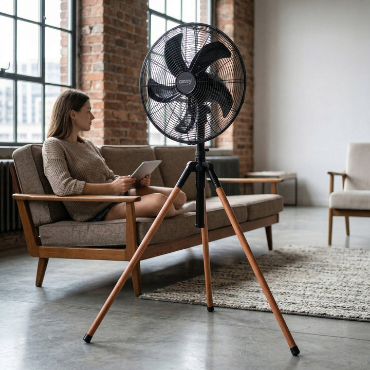 Вентилатор на стойка Loft 40 см / 16”, височина 119–132 см, CR 7329, Camry